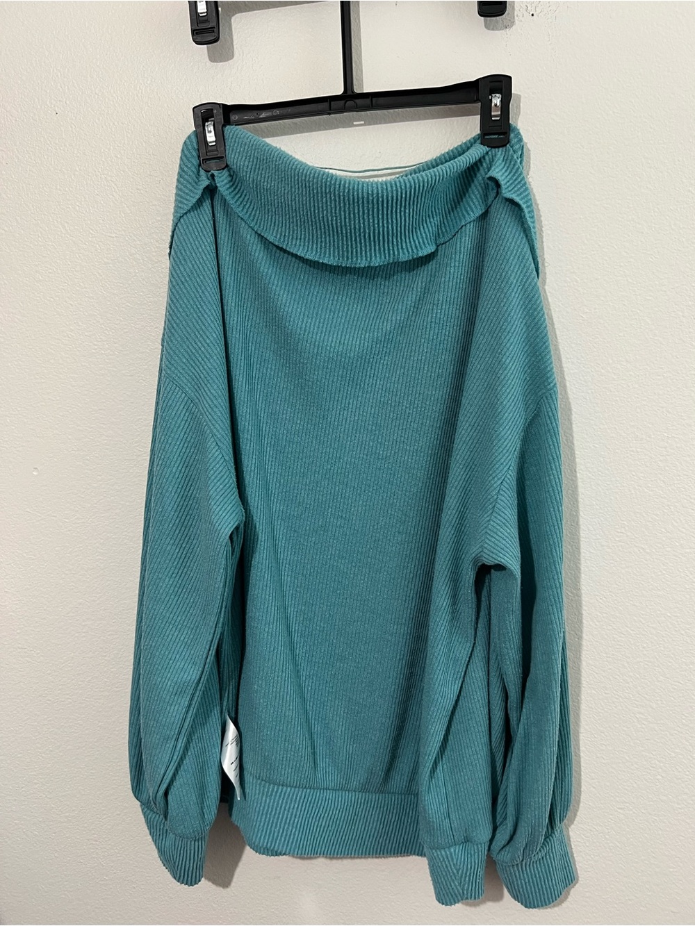We The Free  Off-Shoulder Ribbed Women's Sweater